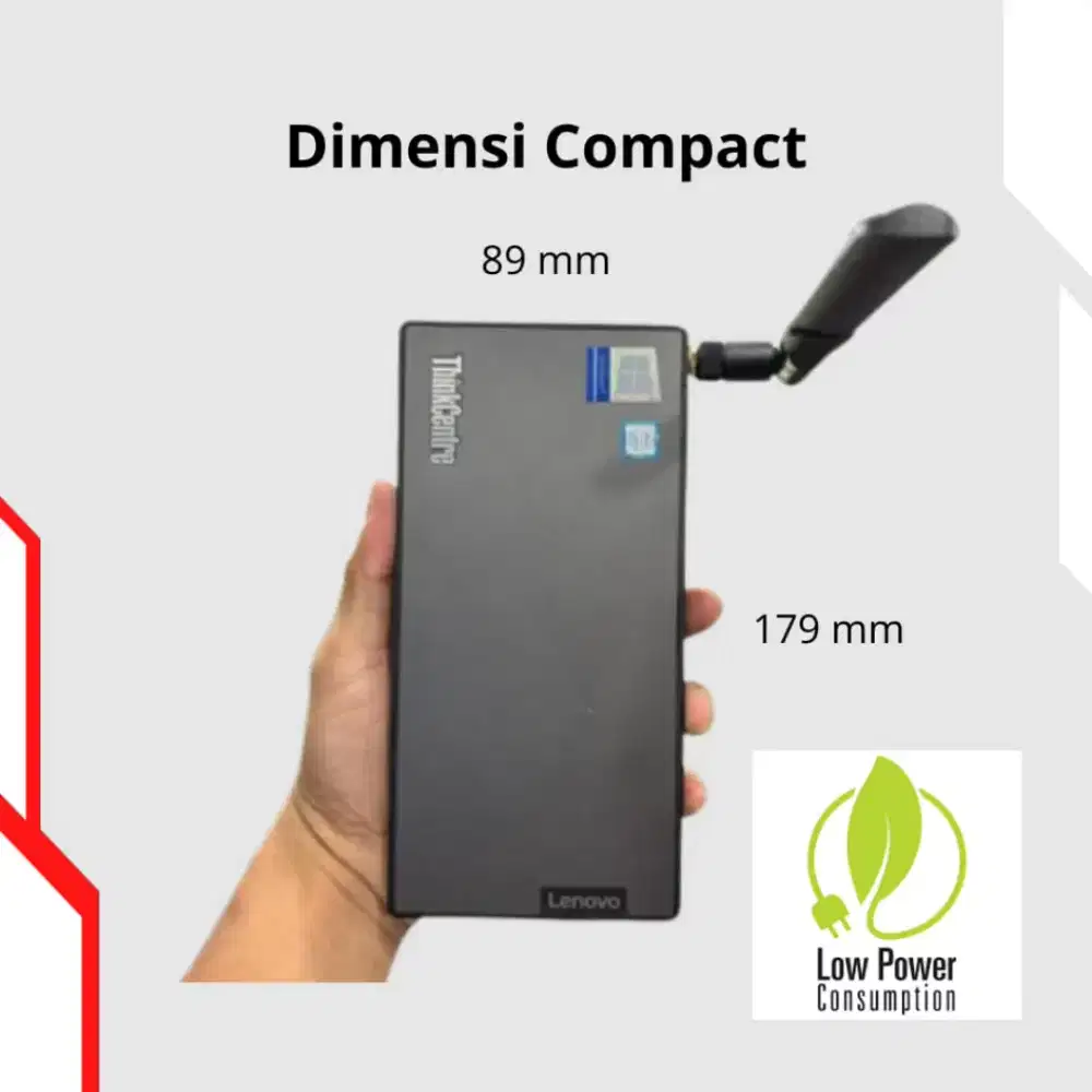 PC MINI CORE I5 GEN 8 NVME 256 GB RAM 8 GB CASING SLIM NANO