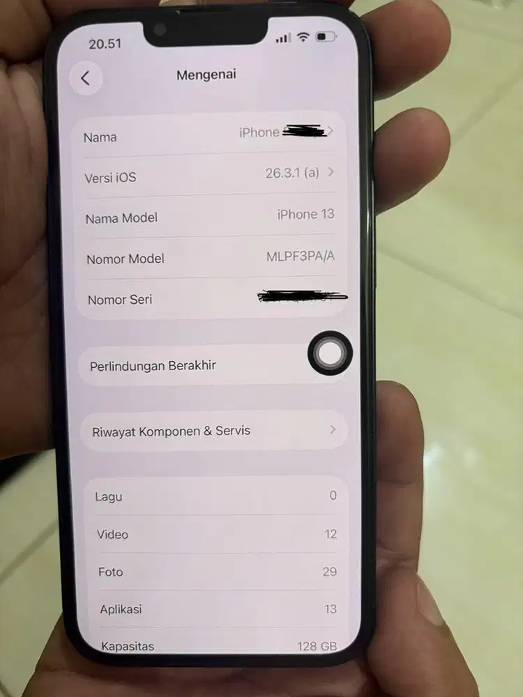 Iphone 13 resmi iBox 128gb batangan