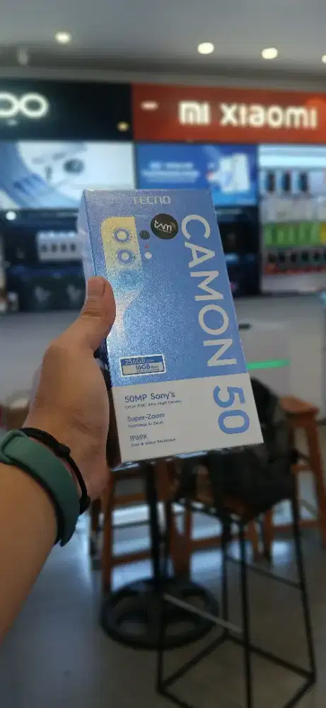 Di jual, TECNO CAMON 50 12/256GB, Barang segel pabrik garansi 12 bulan