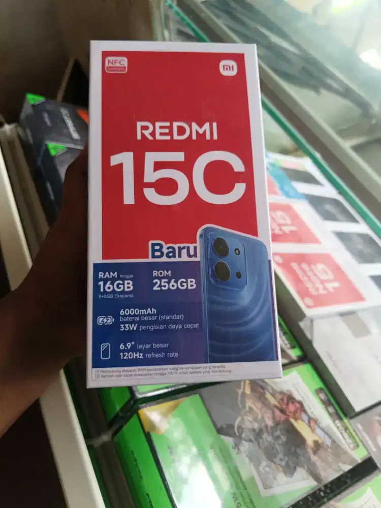 new redmi 15c 8/256 garansinresmi 1th