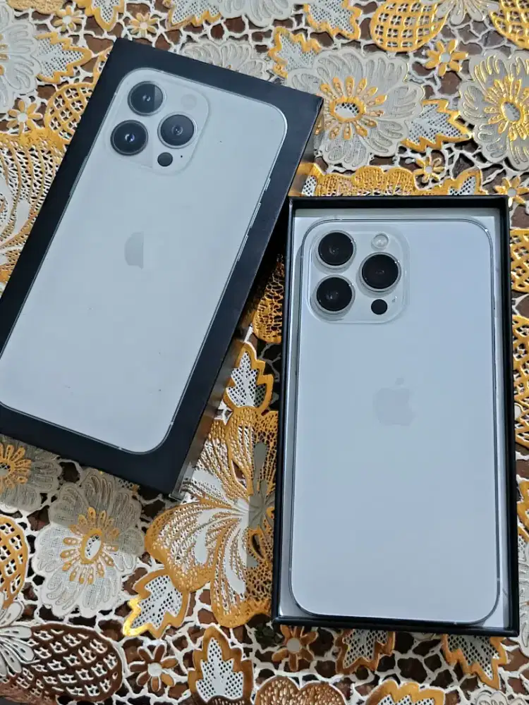 Iphone 13 Pro 128 Silver Ibox mulus fullset nota