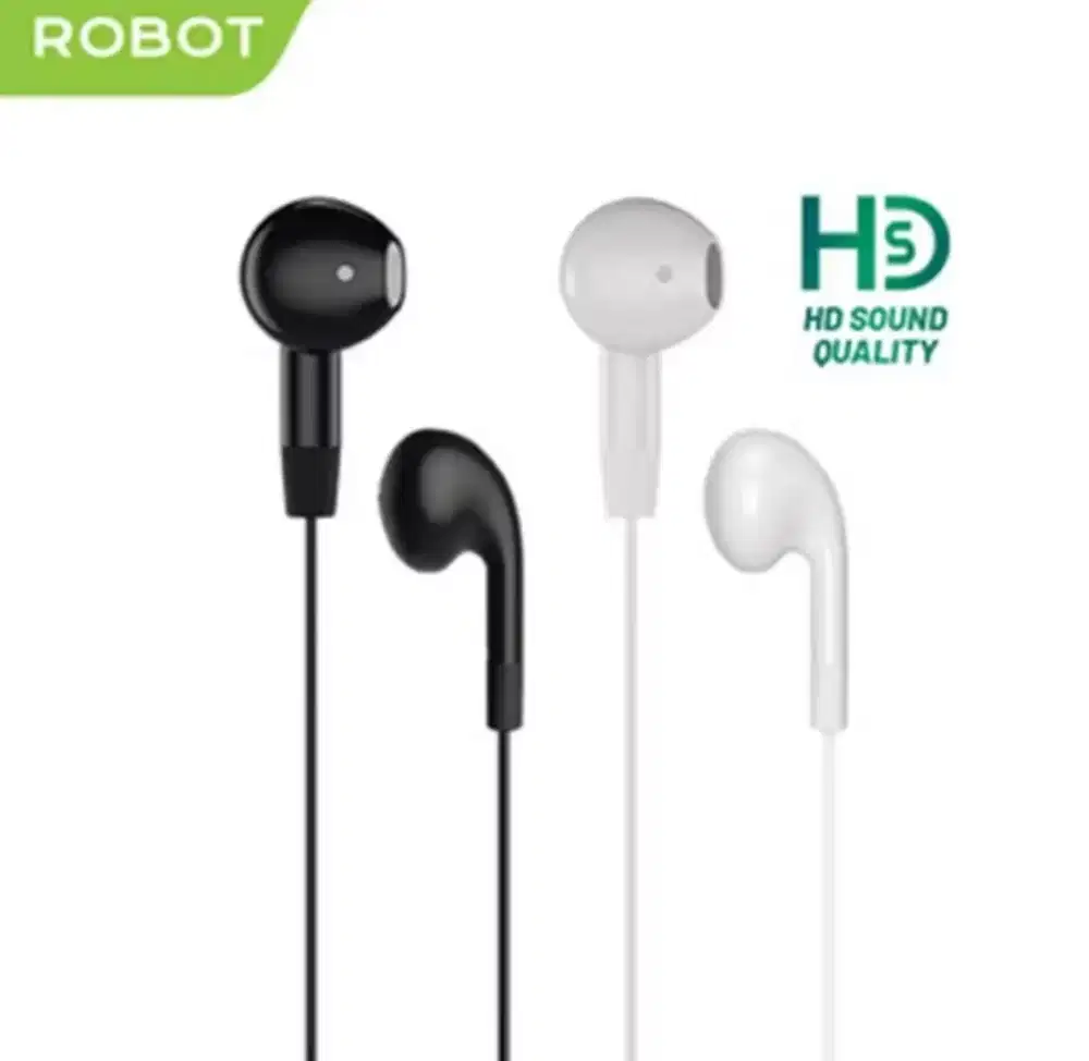 ROBOT RE20 / RE50 Earphone Kabel Oblique In-Ear Bass Ultra Light