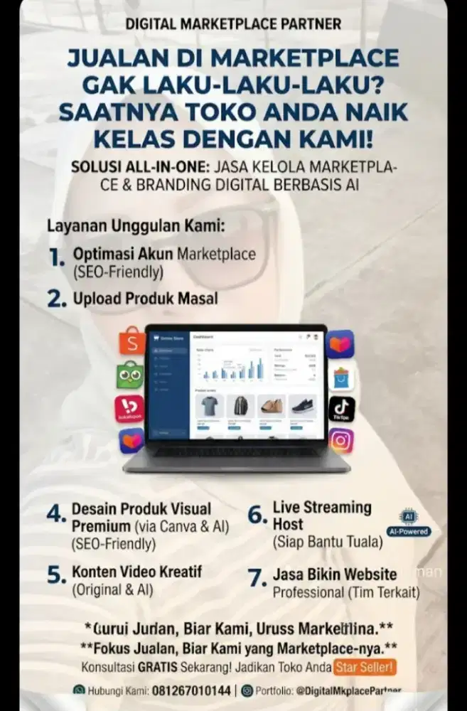 Freelance Digital Marketing Sosial Media Marketplace