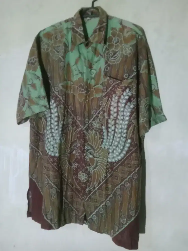Jual baju batik Jogja masih bagus ukuran xl