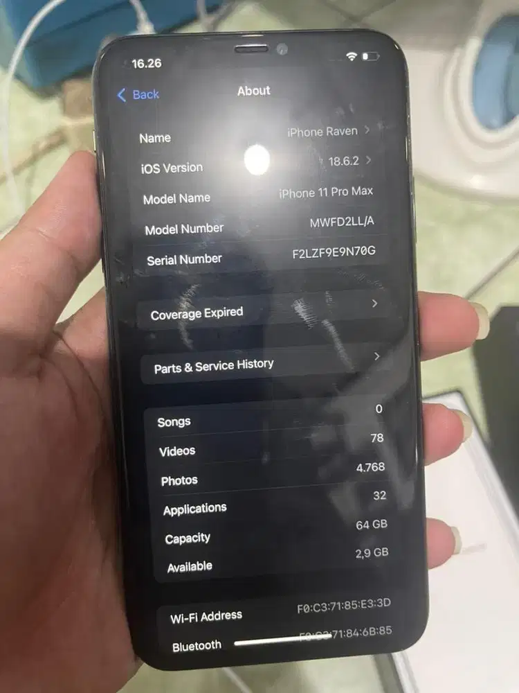 IPHONE 11 PRO MAX INTER ALLOP PERMANEN 64