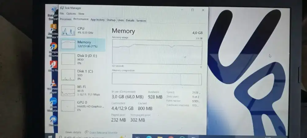 Laptop merk hp second