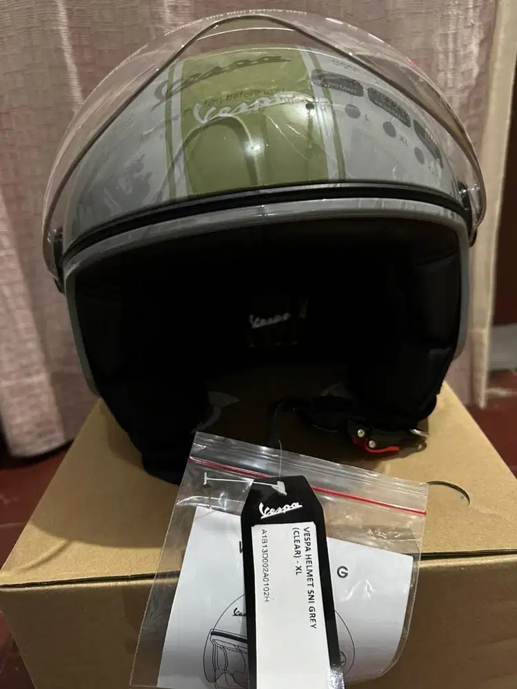 Helmet Vespa Colorbased Grey Original