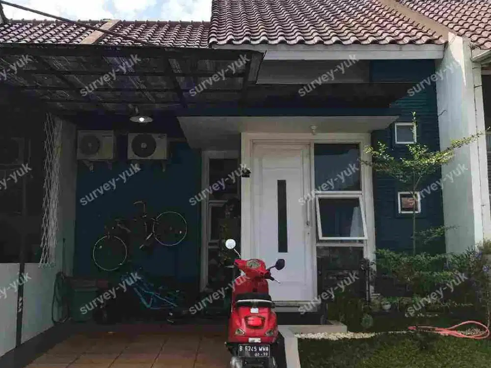 Rumah Cluster minimalis LT 78 m2 LB 56 m2 di  Serua Tangsel