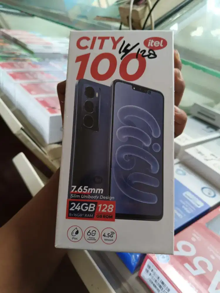 new itel city 100 8/128 garansi resmi 1th