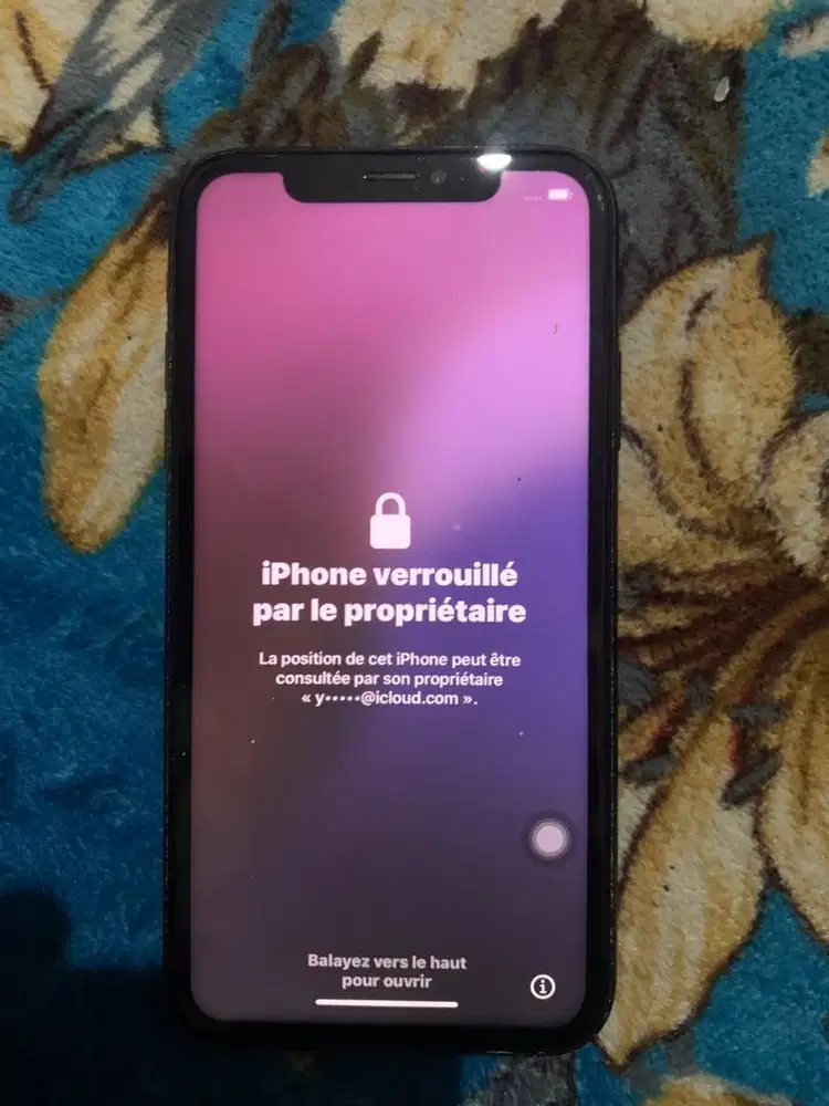 Iphone XR lupa icloud