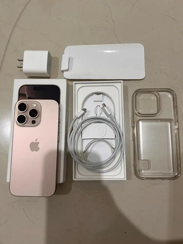 Iphone 16 Pro 128gb ibox likenew garansi bonus resmi fullset