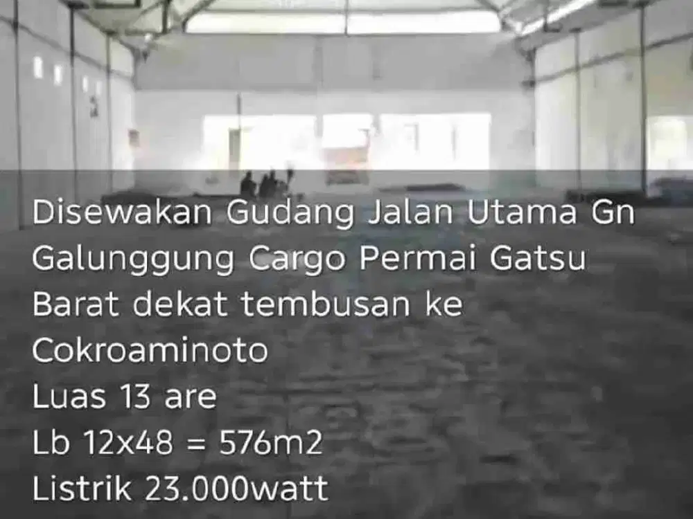 sewakan Gudang 13 are di Gn Galunggung Gatsu Barat Denpasar