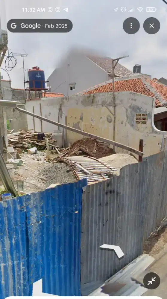 Di jual tanah butuh cepat di dalam perumahan di pondok gede