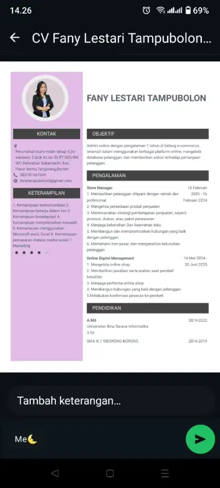 Cari lowongan pekerjaan