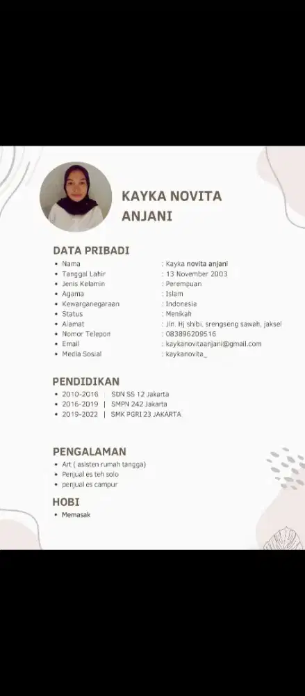 Mencari pekerjaan apa saja