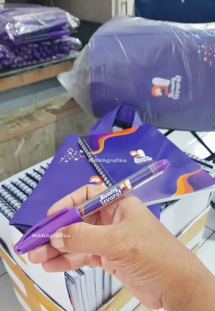 Paket seminar kit souvenir pulpen FREE desain