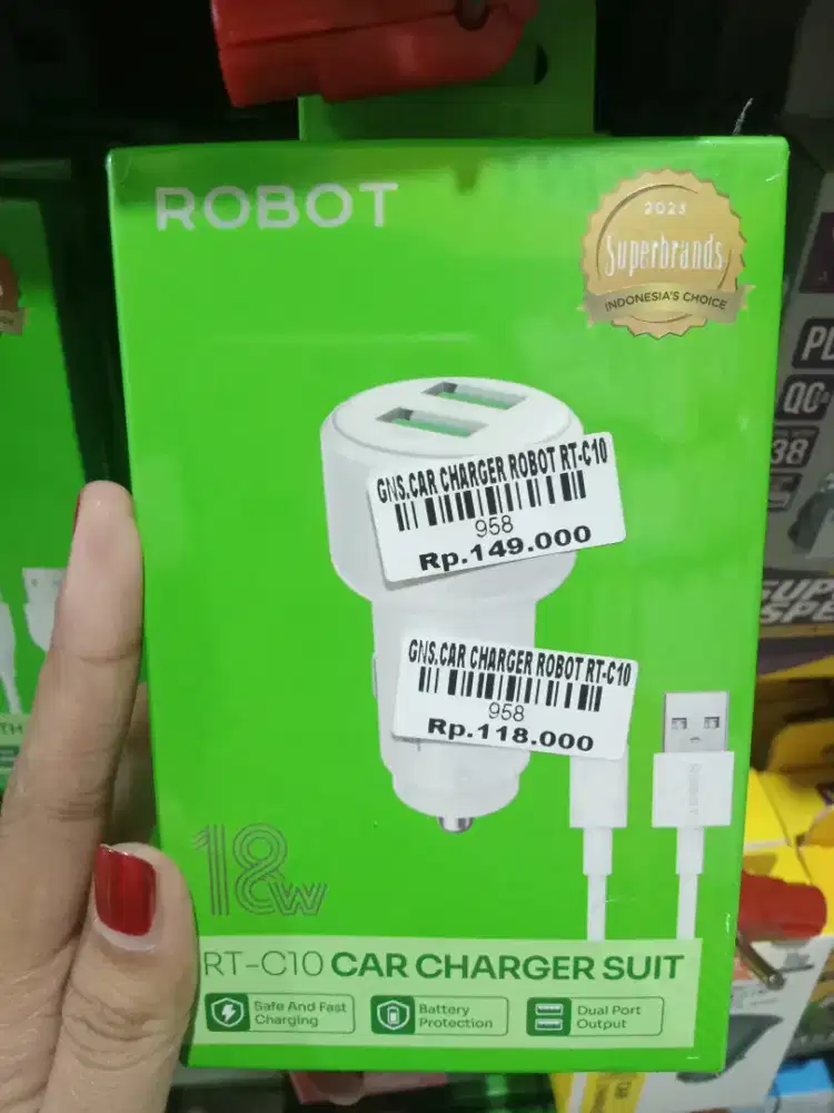 CAR CHARGER ROBOT RT-C10| ATLANTIS DAHSYAT