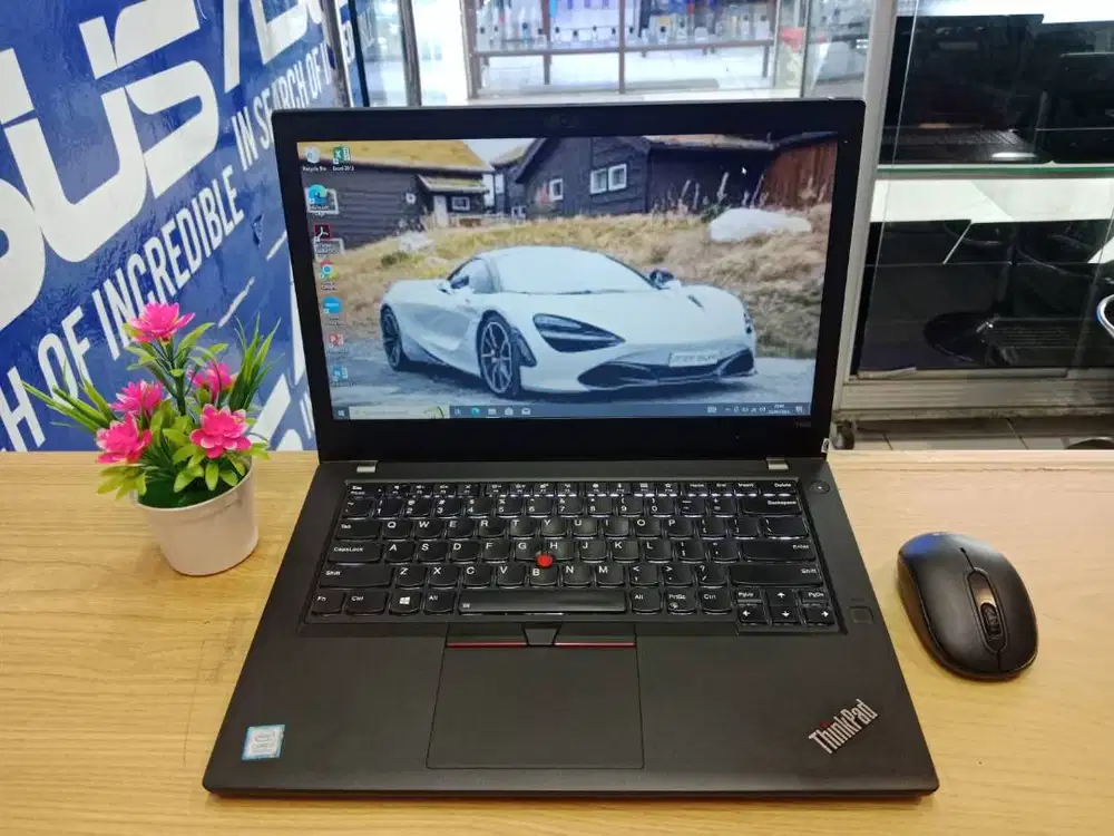 LAPTOP ORANG KANTORAN TANGGUH LENOVO THINKPAD T480 CORE i7 GEN 8