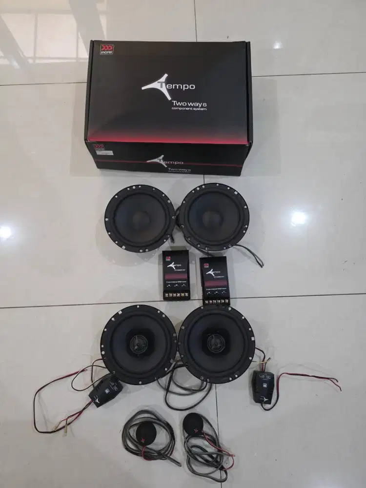 Morel Tempo Speaker Split 2 Way Original & Morel Tempo Coaxial 2 Way 6