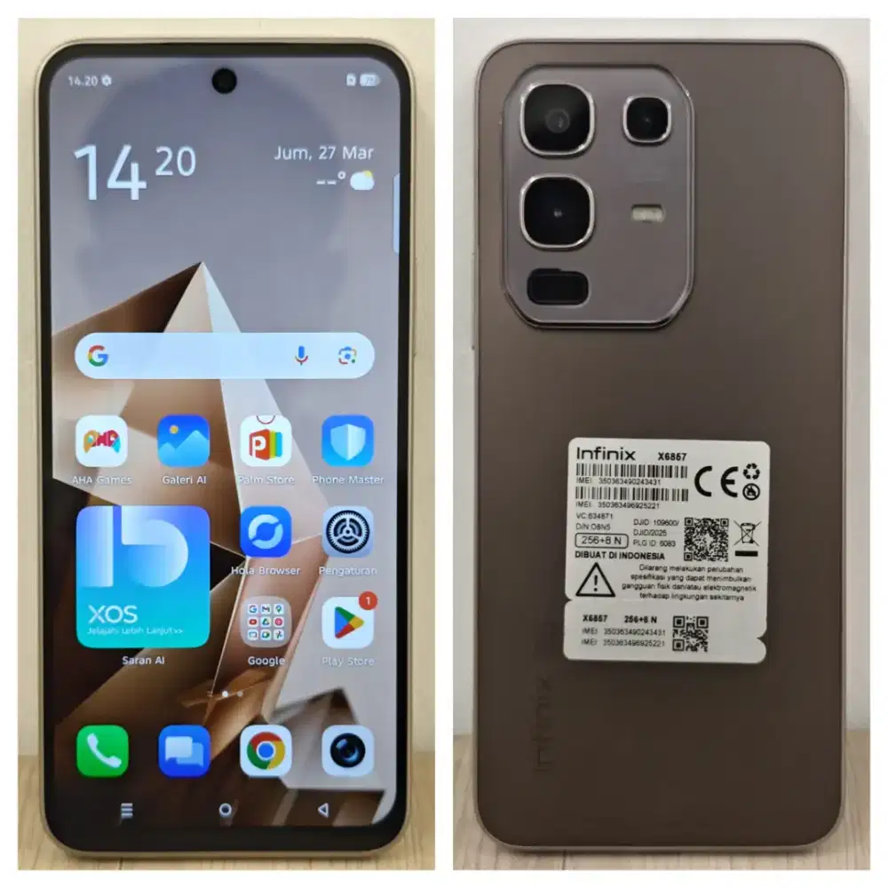 INFINIX NOTE 50X 5G RAM 8/256 FULLSET MULUS NO MINUS