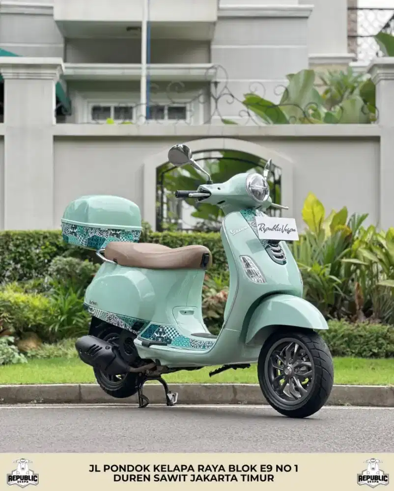 JUAL VESPA LX BATIK 125 IGET LED TAHUN 2023 LIMITED EDITION