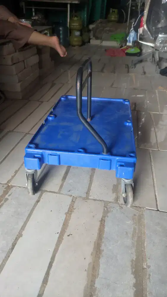 TATAKAN BAWAH TROLI TROLY RODA GEROBAK SERBAGUNA