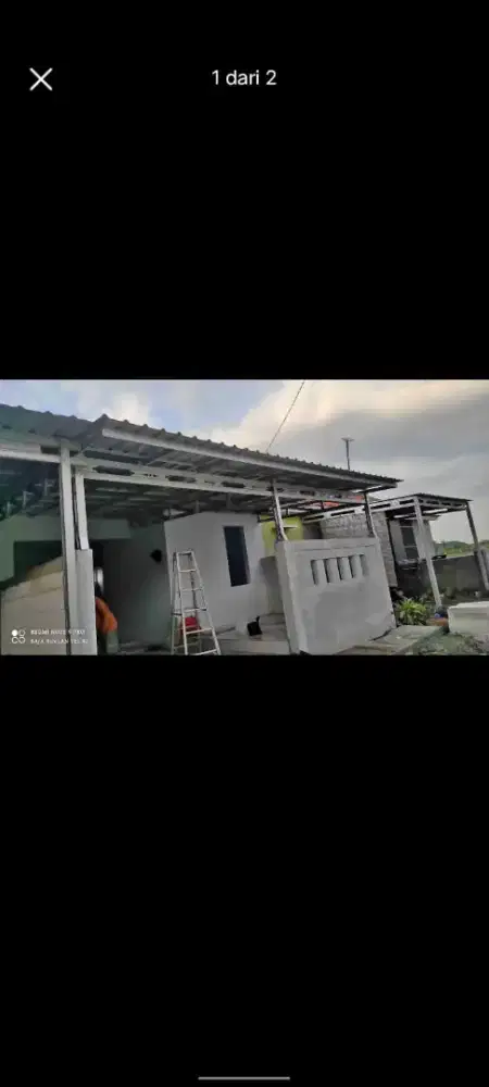 Pasang kanopy baja ringan murah