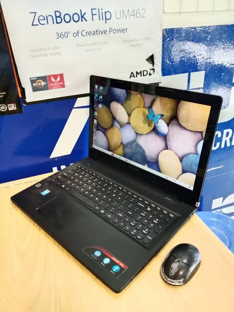 LAPTOP KERJA LENOVO IDEAPAD G50 CORE i7 RAM 8GB SSD 128GB SIAP PAKAI