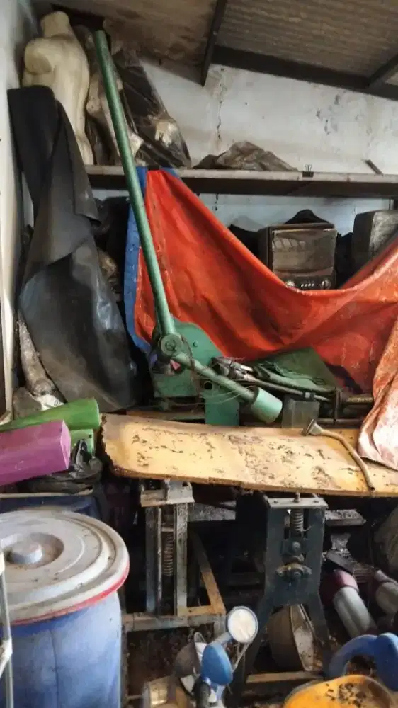 Mesin press sandal 1 set