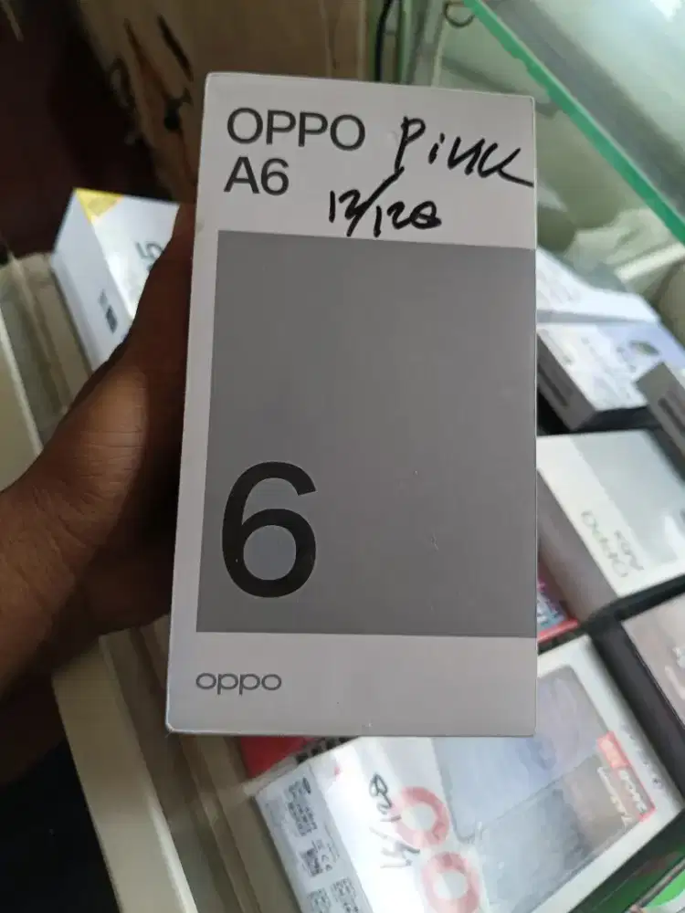 new oppo a6 6/128 garansi resmi 1th