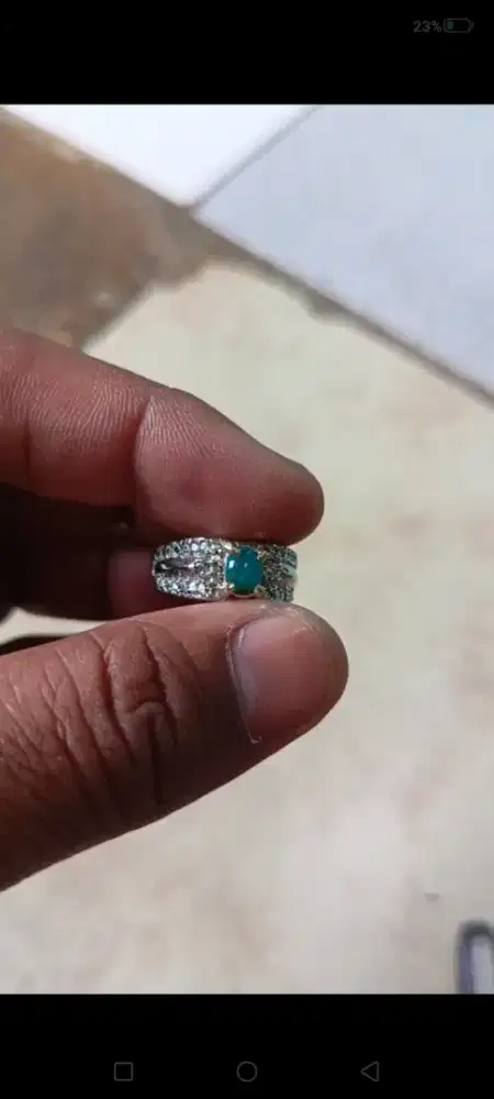 Bacan ring alpaka size 9