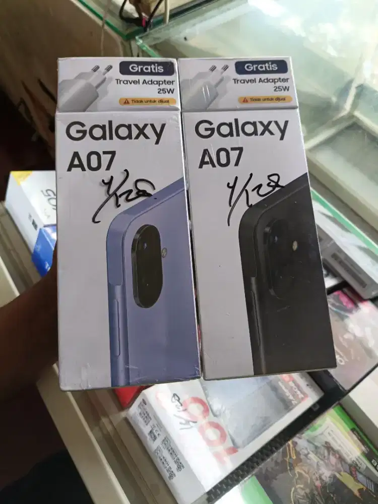 samsung a07 4/128 garansi resmi 1th