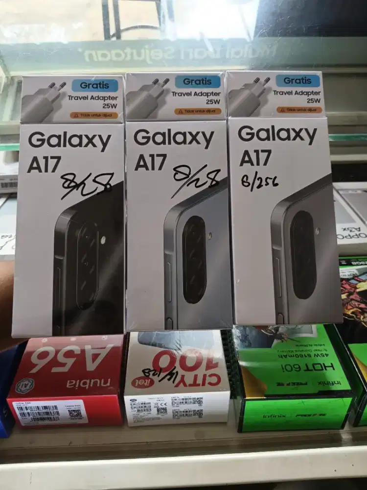 new samsung a17 8/256 garansi resmi 1th