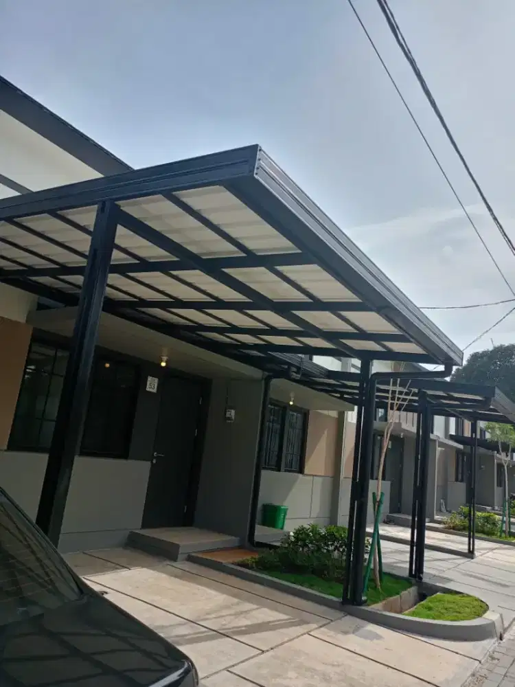 Menerima pemasangan kanopy baja ringan murah sejabodetabek
