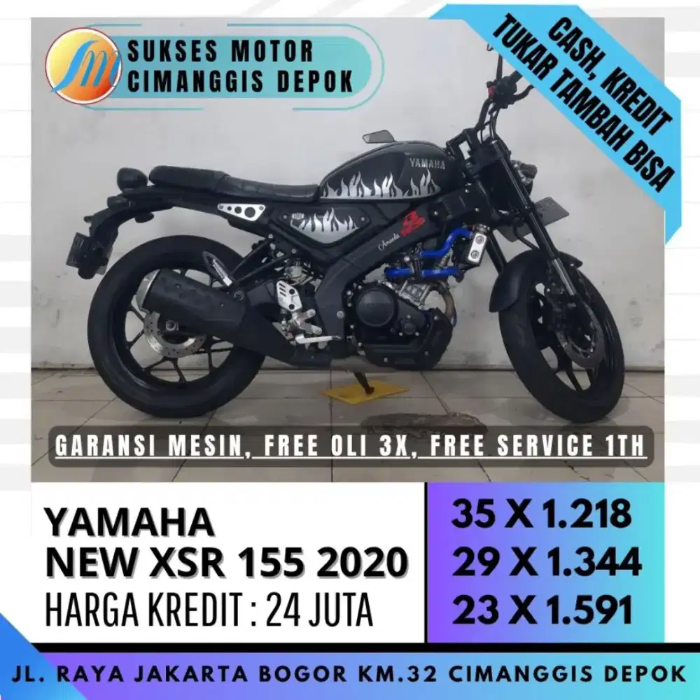 XSR 155 2020 KREDIT MURAH CICILAN RINGAN DP 900 [SUKSES MOTOR]