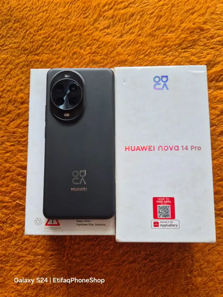 Huawei Nova14 Pro 512GB Baru 1bulan Fulset Ori Nova 14 14pro Nova14pro