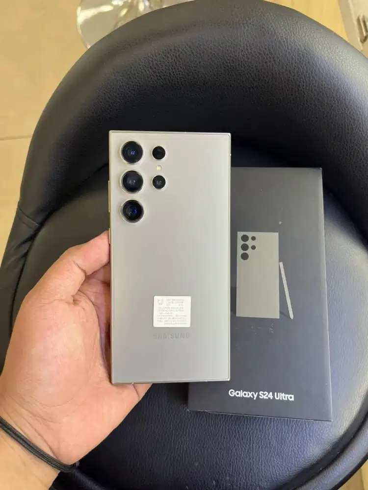 Samsung S24 ultra 12/256gb fullset second resmi sein