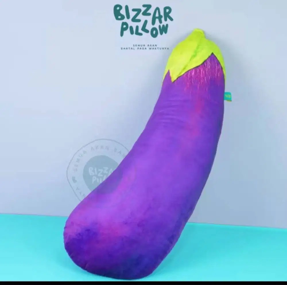 Giant Eggplant Doll - Bizarre Pillow
