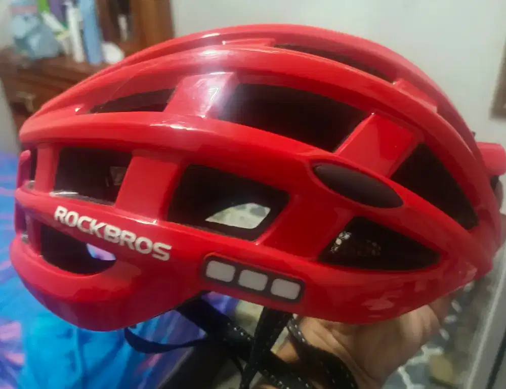 Helm Rockbros Plus Lampu