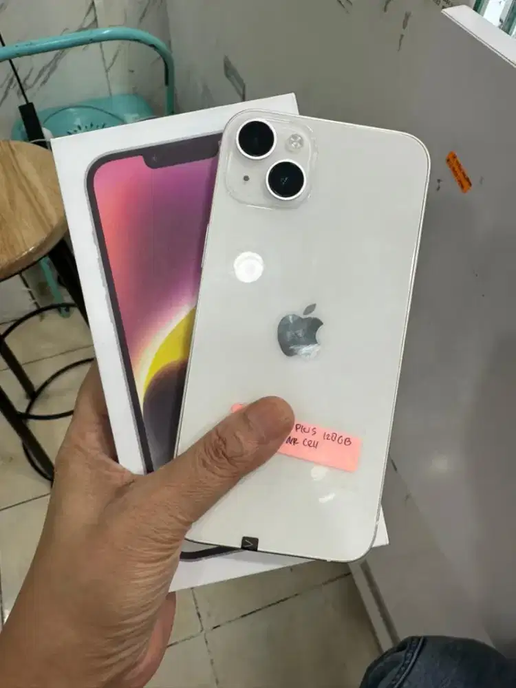 JUAL CEPAT IPHONE 14 PLUS 128GB ALL OPERATOR BH 100% LIKE NEW