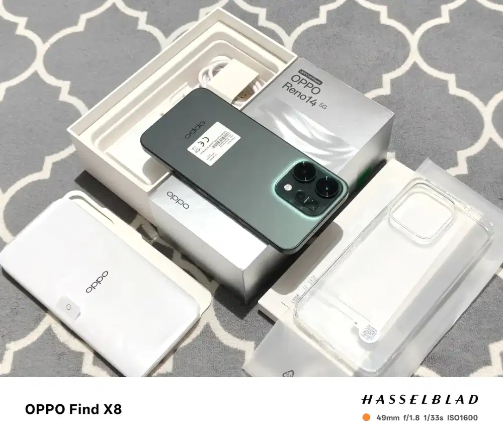 Oppo Reno 14 12/256GB Resmi Indonesia, BNOB (Brand New Open Box)