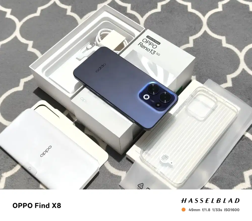 Oppo Reno 13 5G 12/256GB Resmi Indonesia, BNOB (Brand New Open Box)