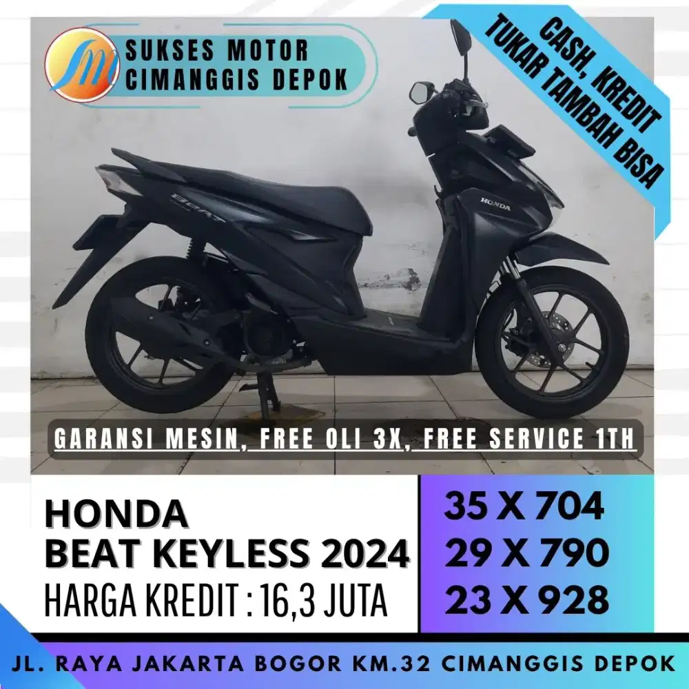 BEAT DELUXE SMARTKEY 2024 CICILAN RINGAN BERGARANSI [SUKSES MOTOR]
