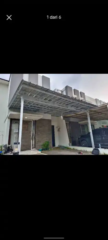 Pemasangan kanopy baja ringan