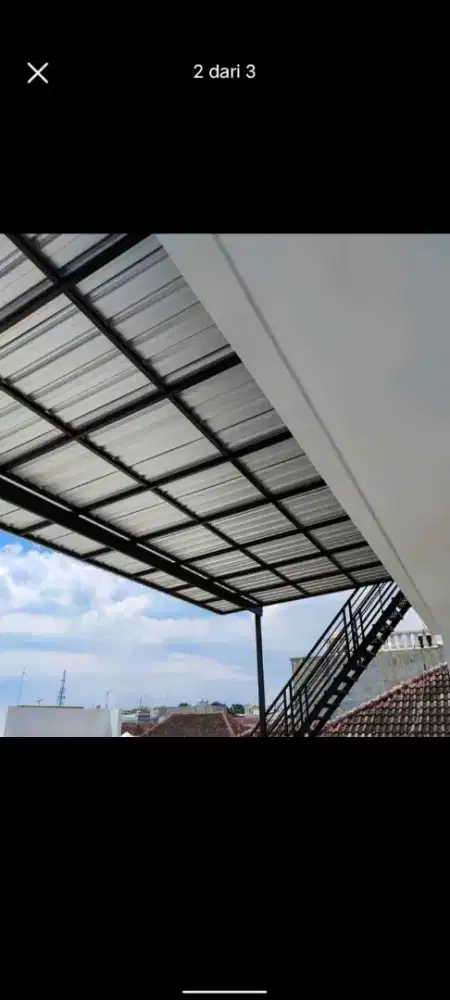 Menerima pemasangan kanopy baja ringan murah