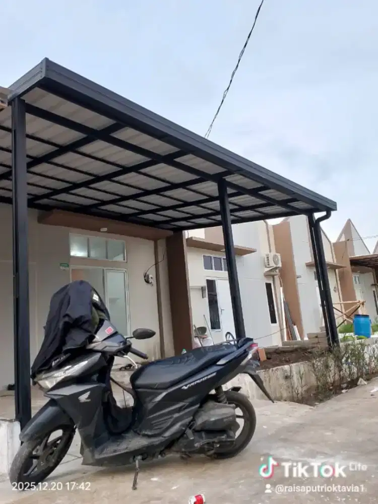 Menerima pemasangan kanopy baja ringan