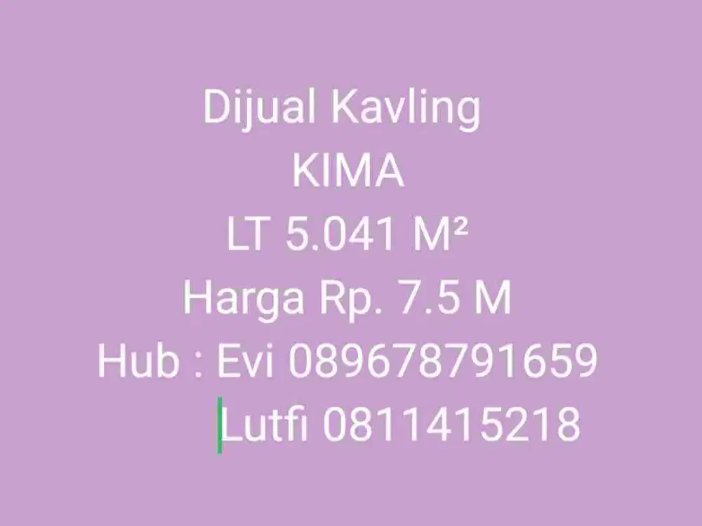 Dijual Kavling di Kawasan Industri Makassar