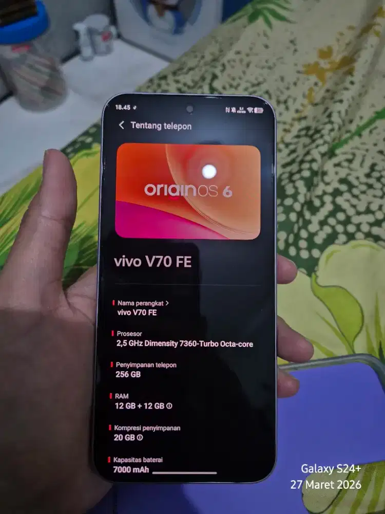 Vivo V70FE 12/256 baru 1 minggu