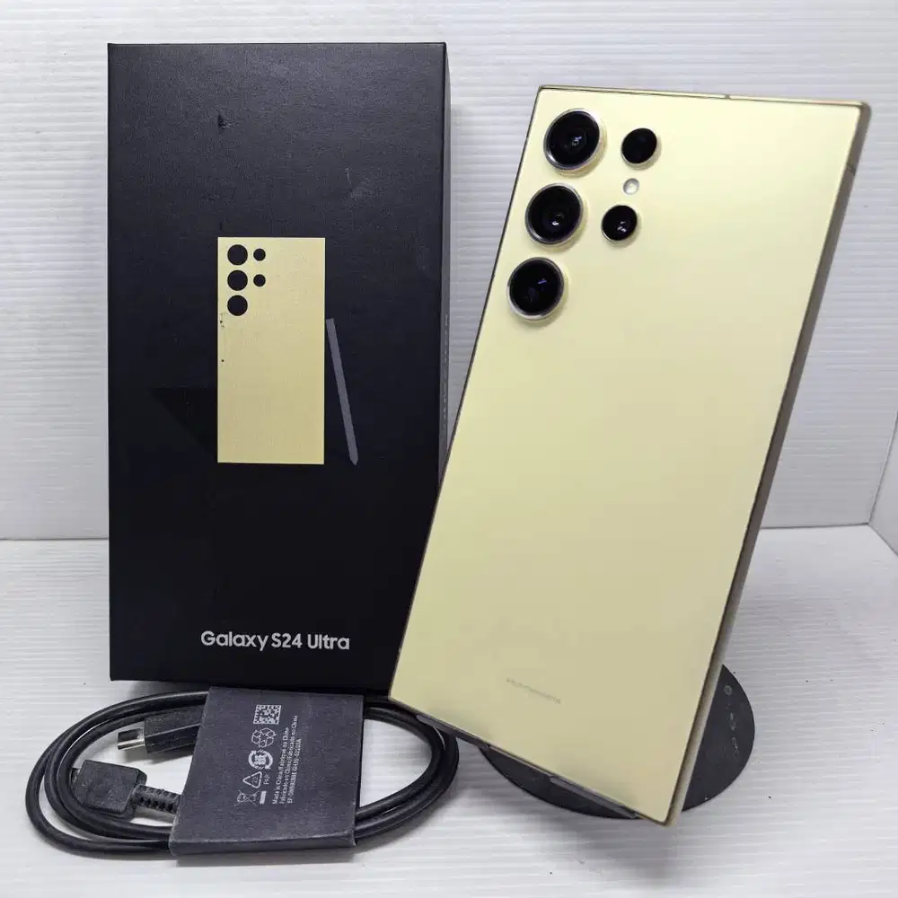 SAMSUNG GALAXY S24 ULTRA 5G  12/256 Titanium Yellow EX SEIN FULLSET NO