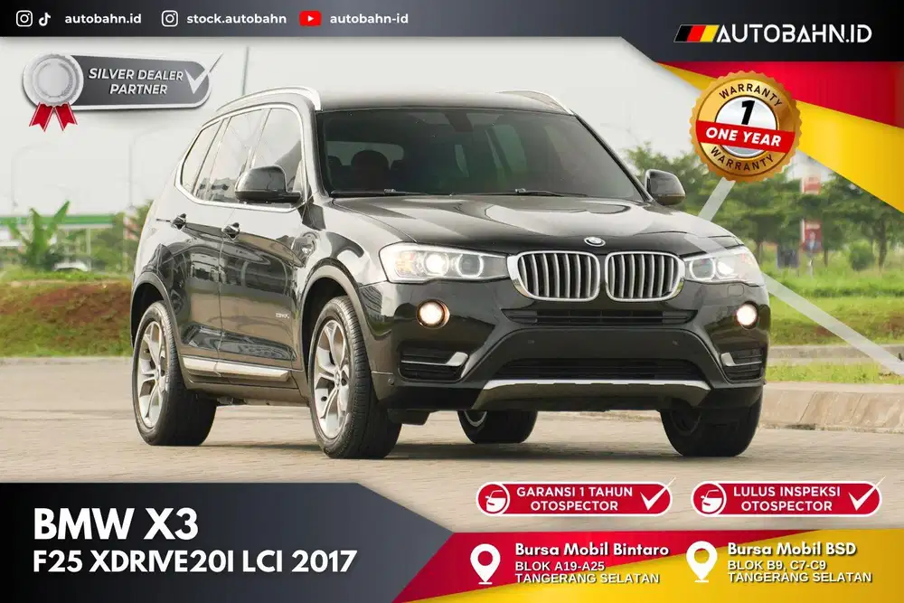 Collector's Item! BMW X3 Facelift 20i Xdrive 2017 Low Odo Panoramic HK